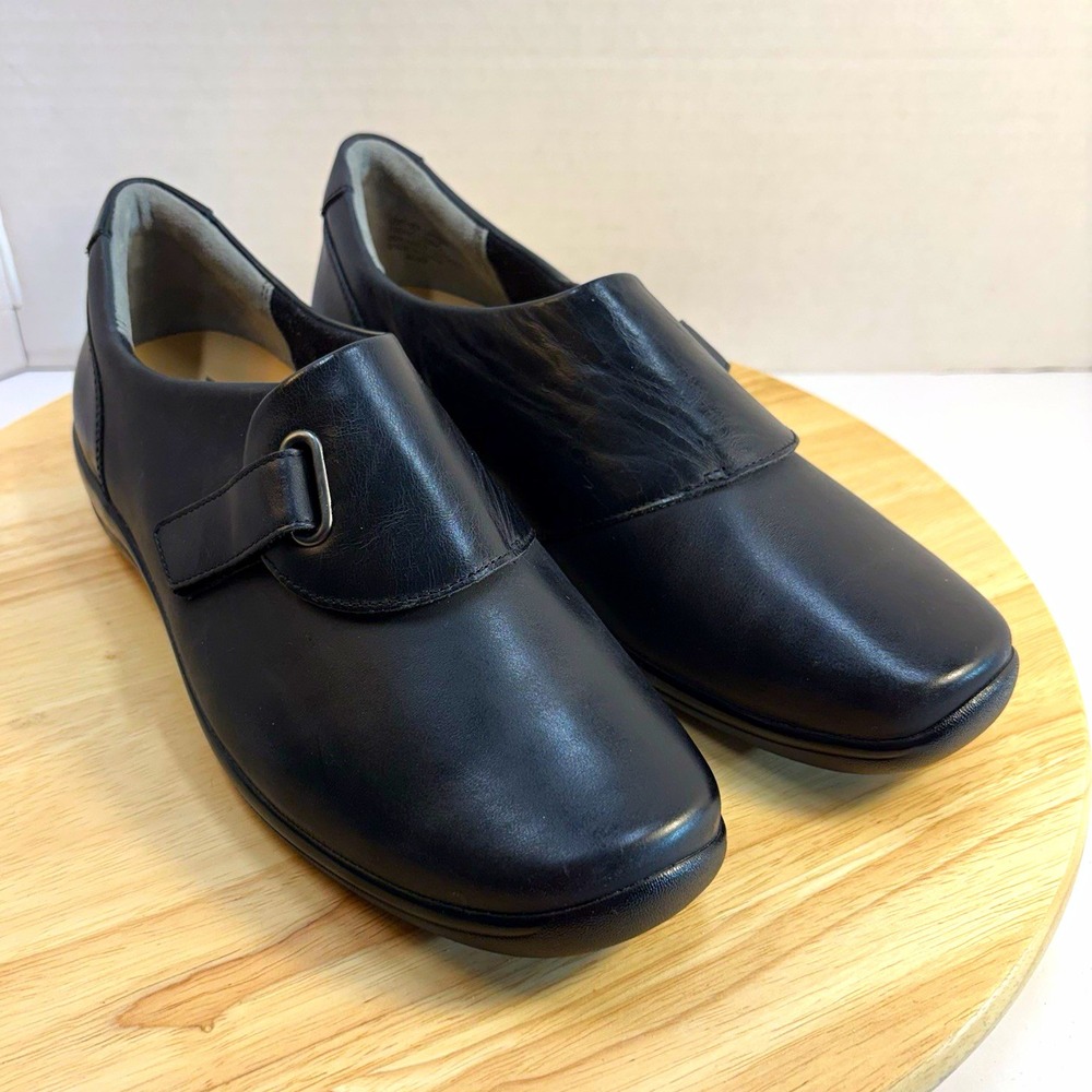Ziera Gummibear Black Leather Super Support Mary Jane Shoes Women 40 XF US 9.5W